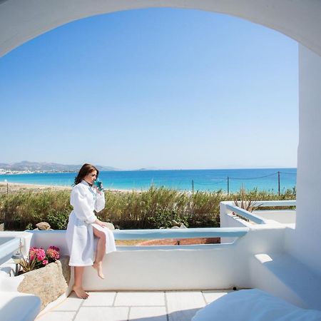 Naxian Riviera Exclusive Seafront Suites, Junior Suite Agios Prokopios  Dış mekan fotoğraf
