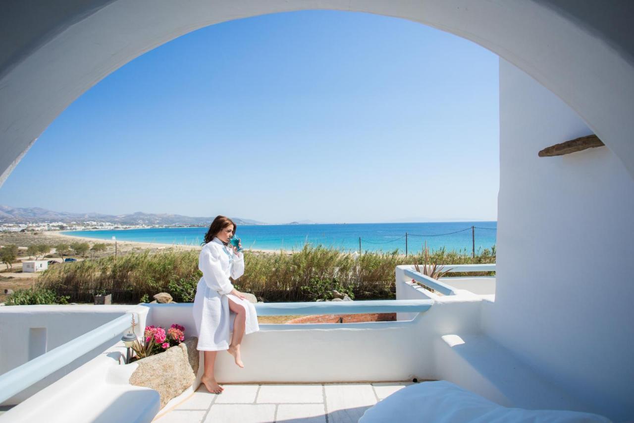 Naxian Riviera Exclusive Seafront Suites, Junior Suite Agios Prokopios  Dış mekan fotoğraf