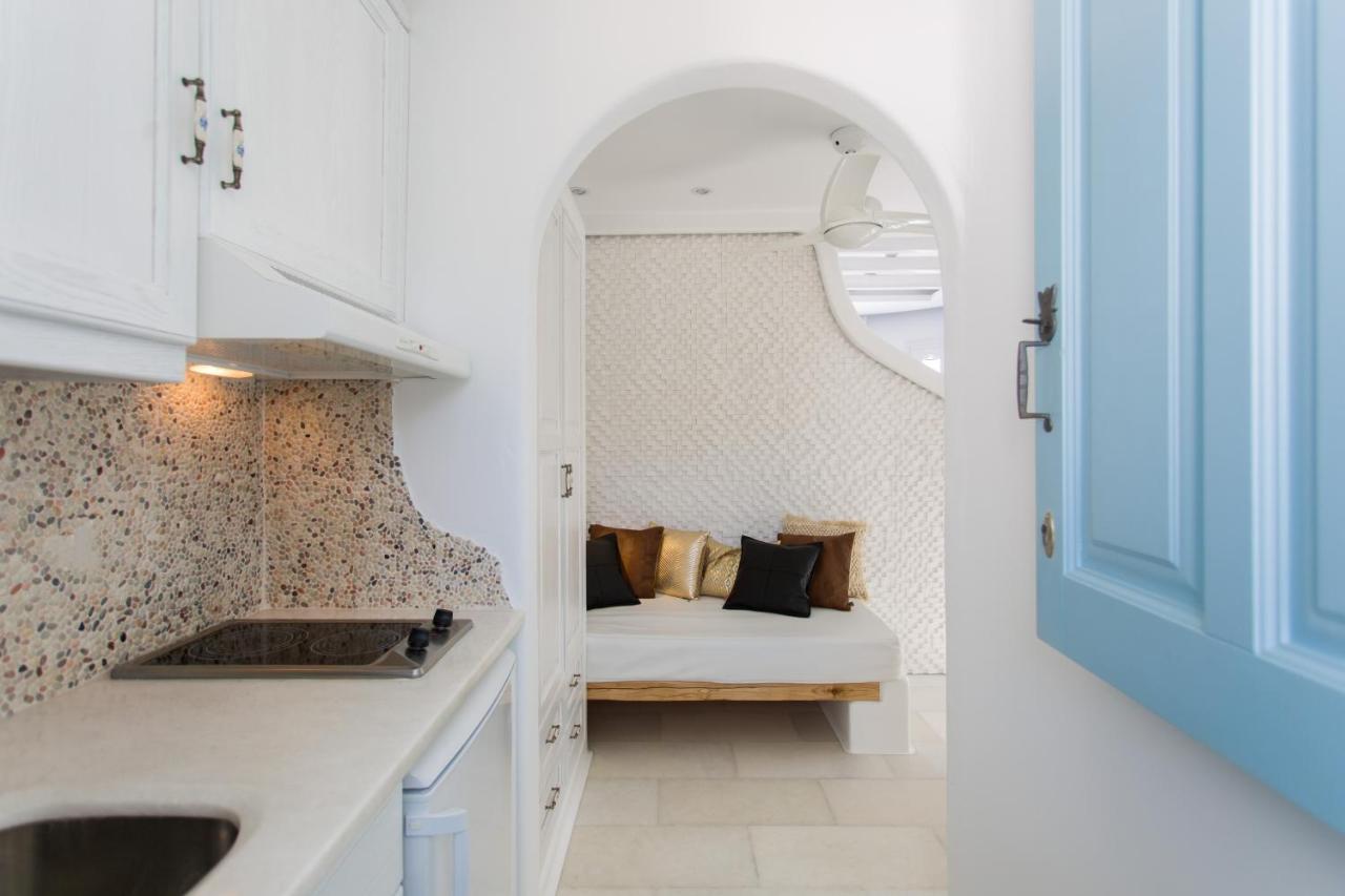 Naxian Riviera Exclusive Seafront Suites, Junior Suite Agios Prokopios  Dış mekan fotoğraf