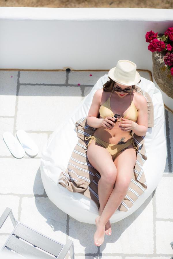 Naxian Riviera Exclusive Seafront Suites, Junior Suite Agios Prokopios  Dış mekan fotoğraf